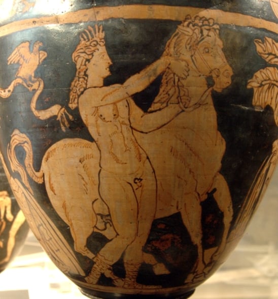 Aquiles, Atena e Troilo