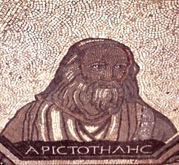 O mosaico de Aristteles / detalhe