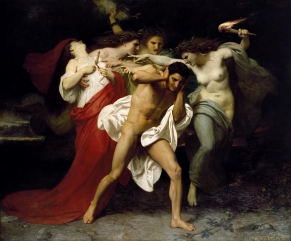 As ernias perseguem Orestes