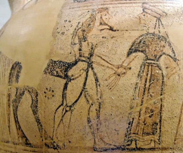 Centauromaquia, Teseu e o minotauro