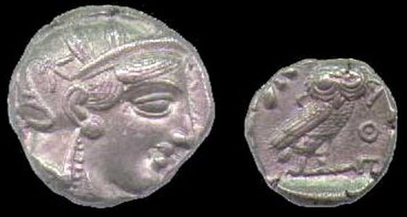 Tetradracma de prata de Atenas