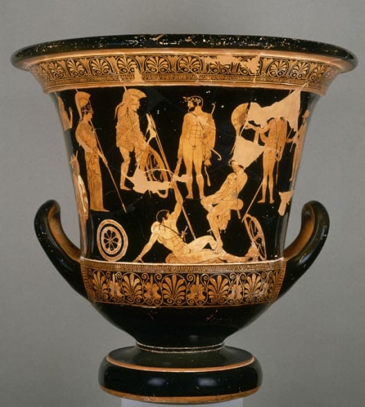 Atena, Héracles e argonautas / cena A