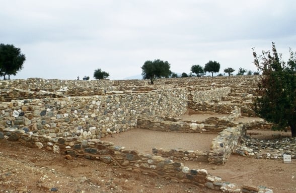 Vestígios arqueológicos de Olinto
