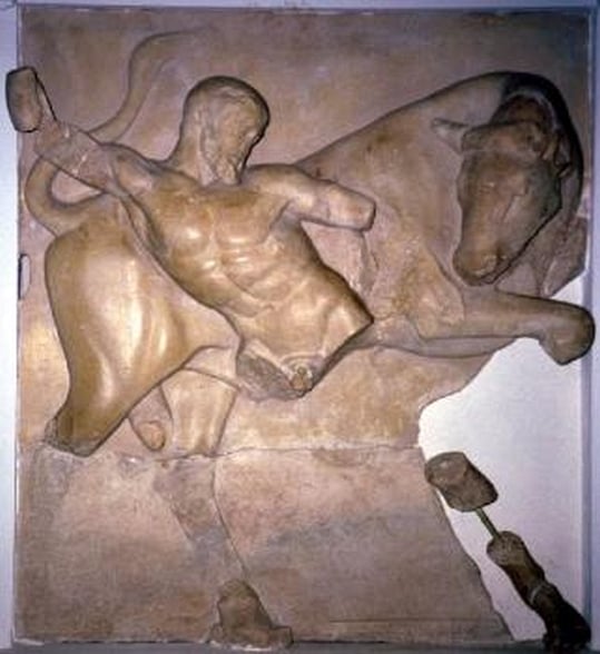 Héracles e o touro de Creta