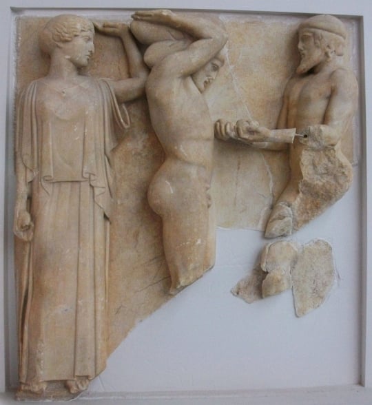 Héracles, Atlas e Atena