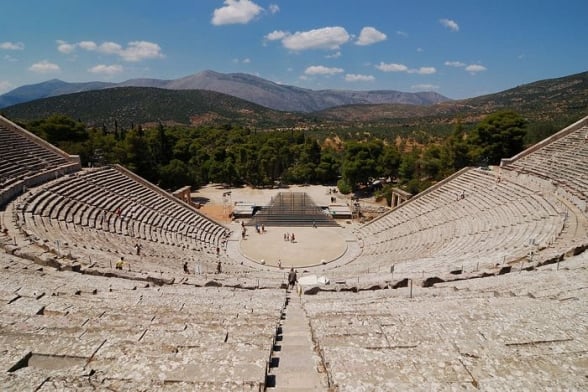 O teatro de Epidauro