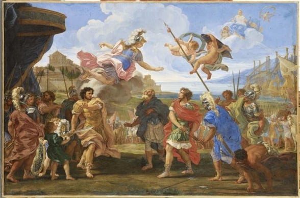 A disputa de Aquiles e Agamêmnon