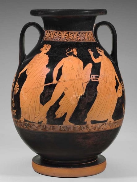 Odisseu e Hermes no Hades