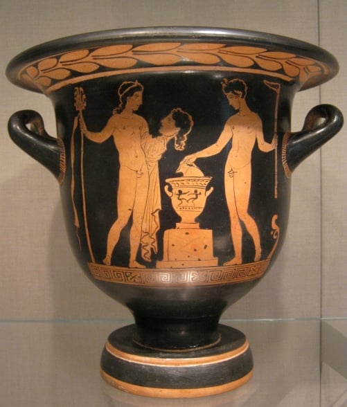 Dioniso e máscara teatral