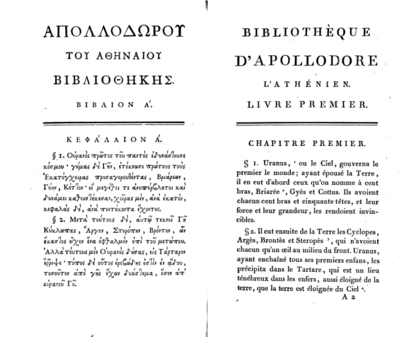 Edição bilíngue do Pseudo-Apolodoro