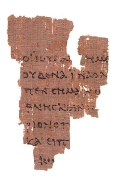 Papiro Rylands 52 / <i>recto</i>