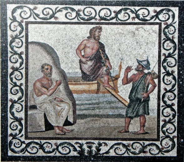 Asclépio e Hipócrates em Cós
