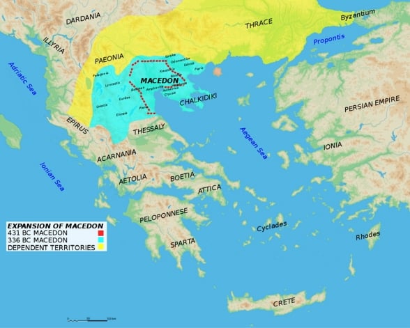 A expansão da Macedônia (-431/-336)