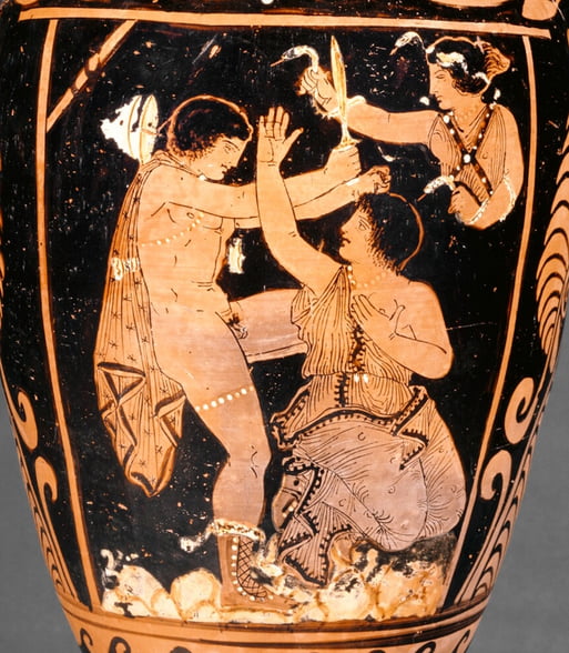 A morte de Clitemnestra / cena