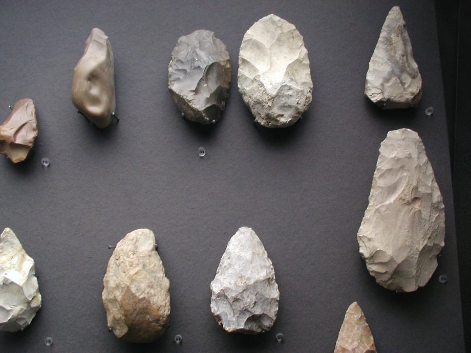 Instrumentos líticos do Paleolítico Inferior - Graecia Antiqua