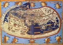 O mapa-múndi de Ptolomeu