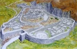 A acrópole de Micenas