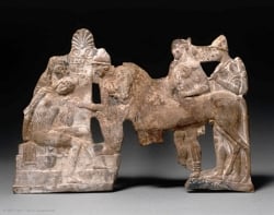 Electra, Orestes e Pílades no túmulo de Agamêmnon